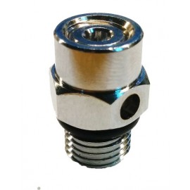 First stage low profile over pressure valve