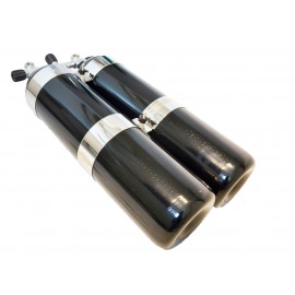 Bibotella 2x12 base plana, Black Edition