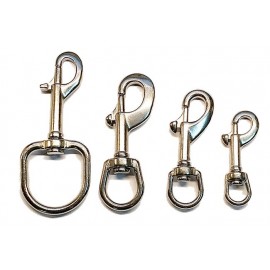 Bolt snap, 75mm, stainless steel