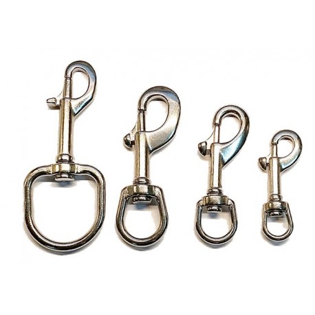 Bolt snap, 75mm, stainless steel