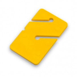 Galleta rectangular amarilla