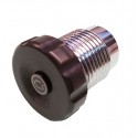 Blanking plug with pressure release button 300 