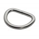OMS  D-Ring 1" (~25 mm) stainless Steel , straight