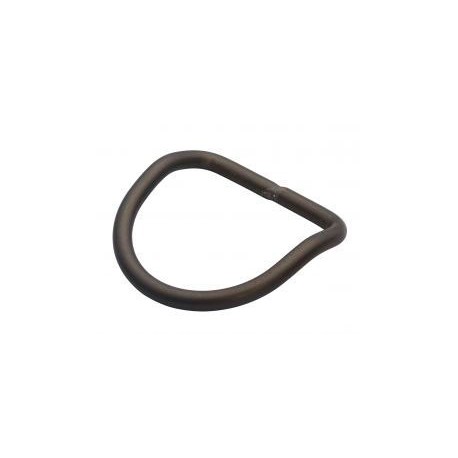 OMS 5 cm Alu D-Ring, bend