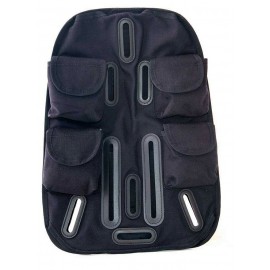 OMS, back Pad with integrated weight pockets