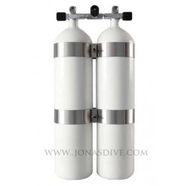 Twin tank 2 x 12 Concave base