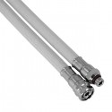 ScubaFlex, regulator hose, white