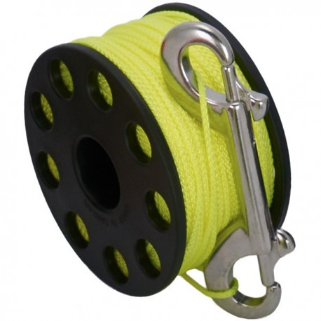 Carrete/Spool Amarillo Fluor 45m