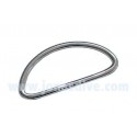 stainless steel d-ring, low profile
