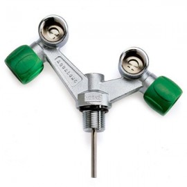 Aqualung NITROX two outputs valve Z type, 230Bar M26