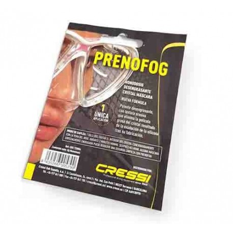 Cressi Prenofog Erosive degreasing monodose