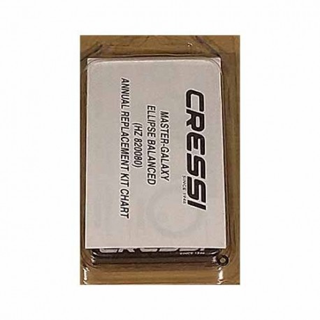 Cressi kit mantenimiento 2ªetapa ELLIPSE/GALAXY/MASTER