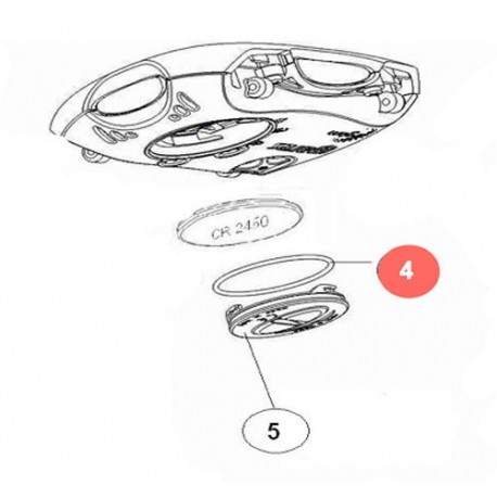 Mares Battery cover and O-Ring Nemo Wide