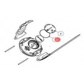 Mares Battery cover and O-Ring Puck-Puck Pro