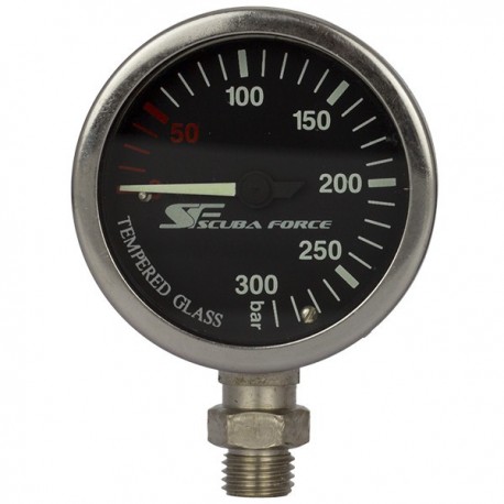 Manometro Scuba Force 300Bar Negro