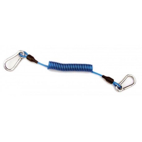 Cressi Extensor de acero, 2 mosquetones