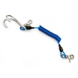 Cressi Extensor Acero gancho + 2 mosquetones