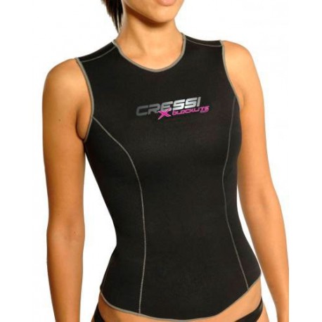 Cressi Chaleco Interior Blacklite 3,5mm Mujer