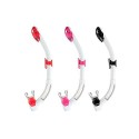 Mares White Rebel Dry Snorkel 