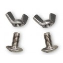 Screw set for backplate